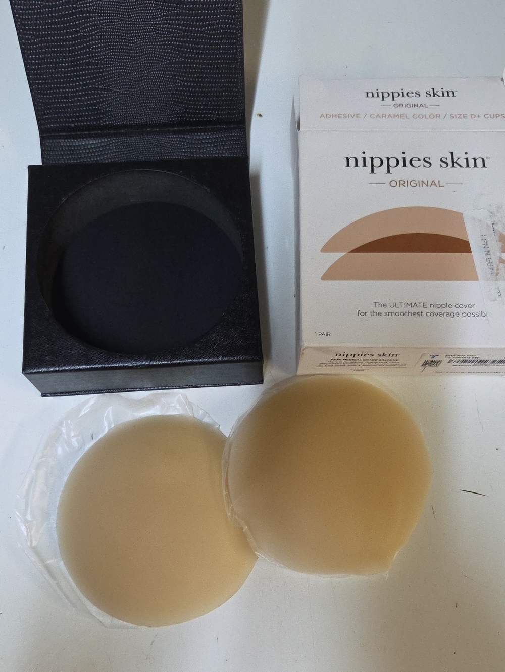 nippies skin Original Adhesive Nipple Covers - Caramel Color Sz D+ NWT